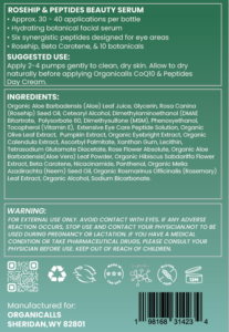 Beauty Serum ingredients