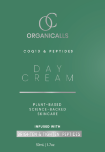 Day Cream label - peptides