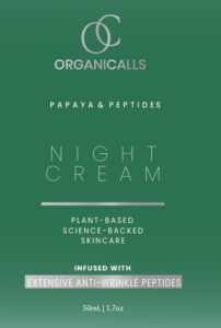 Night Cream label